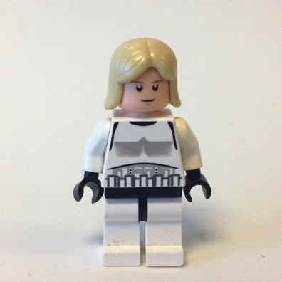 LEGO Minifigure -- Luke Skywalker (Stormtrooper outfit)-Star Wars / Star Wars Episode 4/5/6 -- SW0204 -- Creative Brick Builders